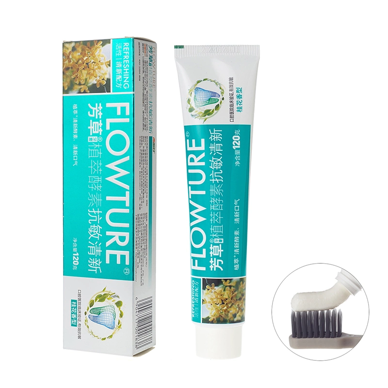 Free Samples Wholesale Home Lysozyme Enzymes Anti Sensitive Oral Refresh Mint Flavor Toothpaste