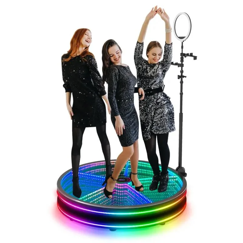 Chute de livraison en stock Selfie Magic avec APPLICATION Wedding Business LED Miroir verre 360 degrés photo Booth