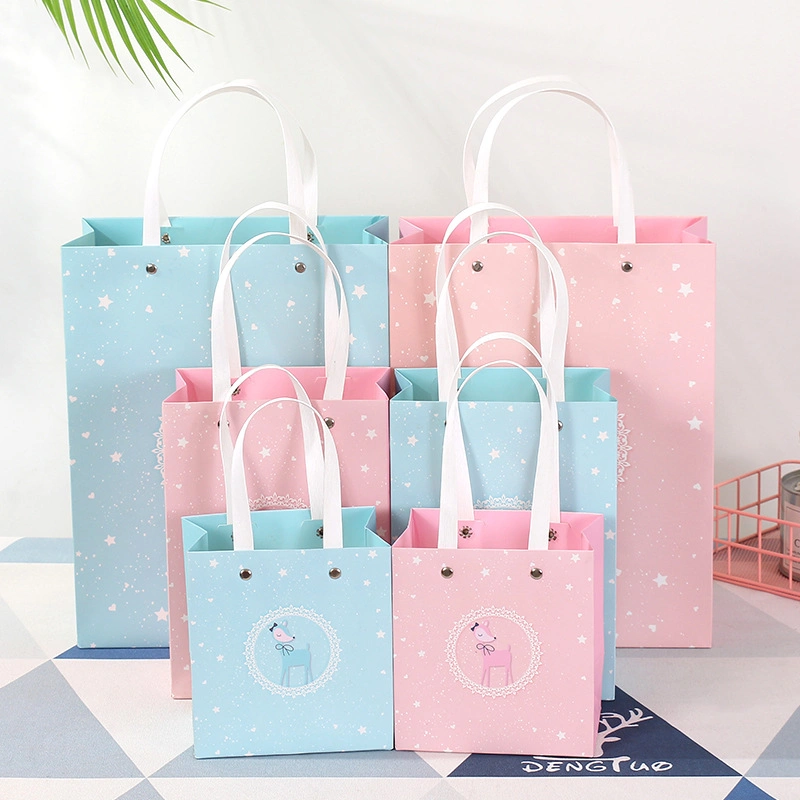 Plastic Bag with Die Cut Handle, Printed Bag, Shopping Bags with Customized Design