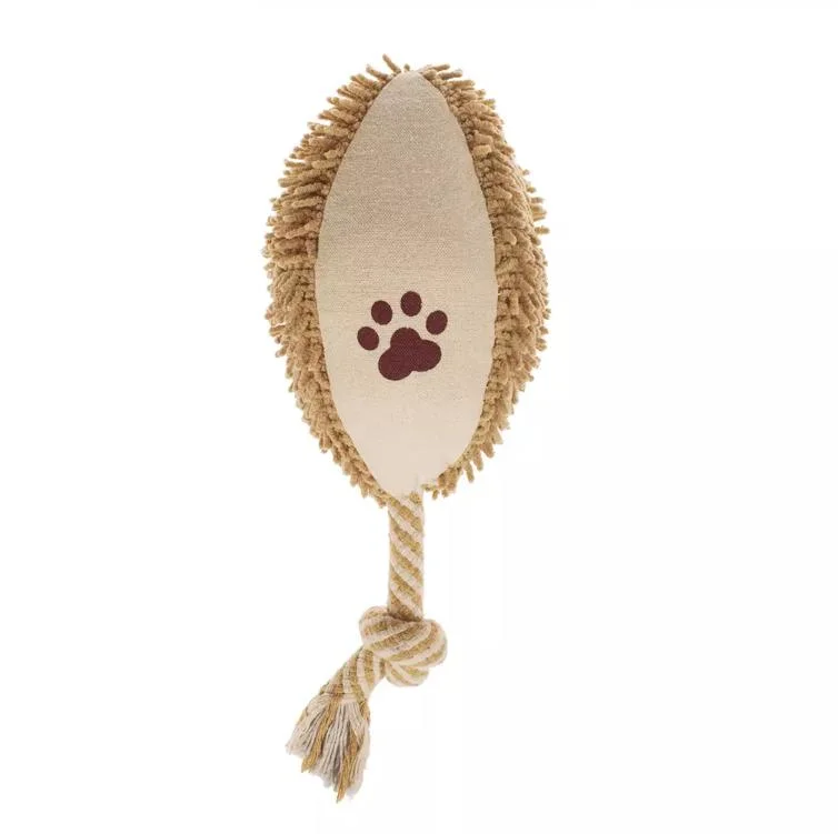 Pet Dog Plush Chewing Squeaky Interactive Play Soft Stuffed Poly-Cotton Rope Animal Shape Toys