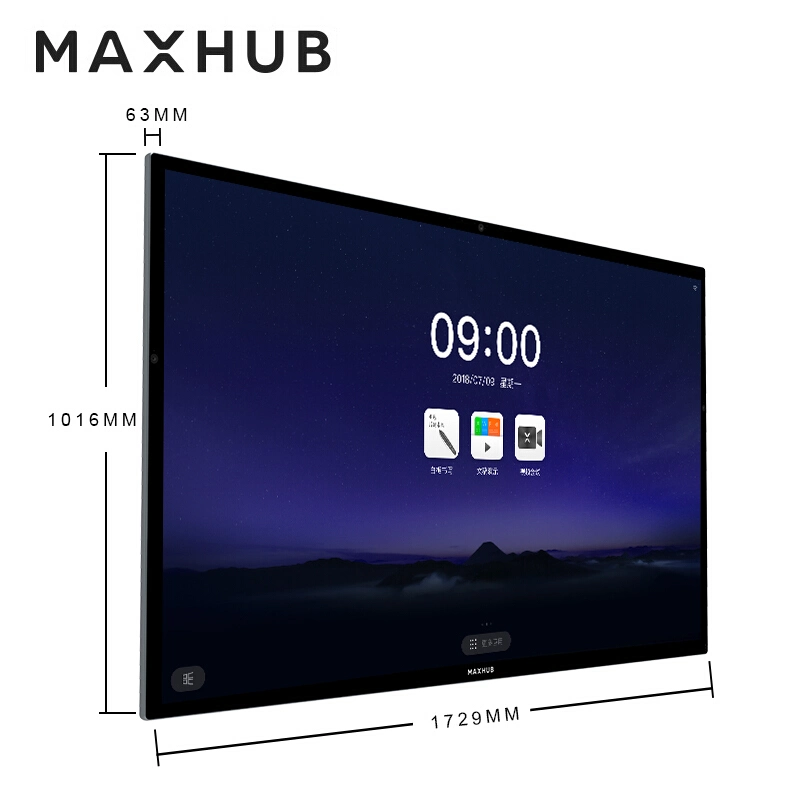 MAXHUB Full HD 4K 65" 86&prime;&prime; Remote Video Conference ELED Wireless Interactive Whiteboard