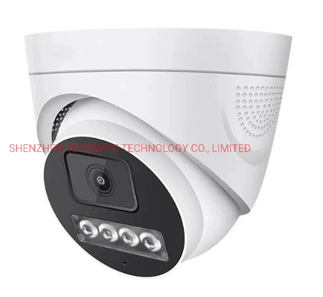 4MP мини пластиковый купол видеонаблюдения CCTV IP-камера с микрофоном и динамиком