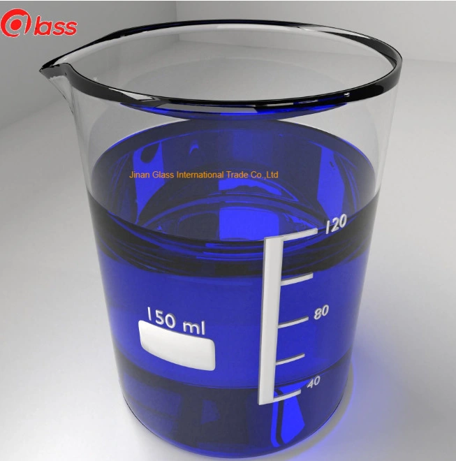 100ml 250ml 1000ml material de vidrio de laboratorio medición de vidrio graduado resistente al calor Vaso de vaso de vidrio de borosilicato