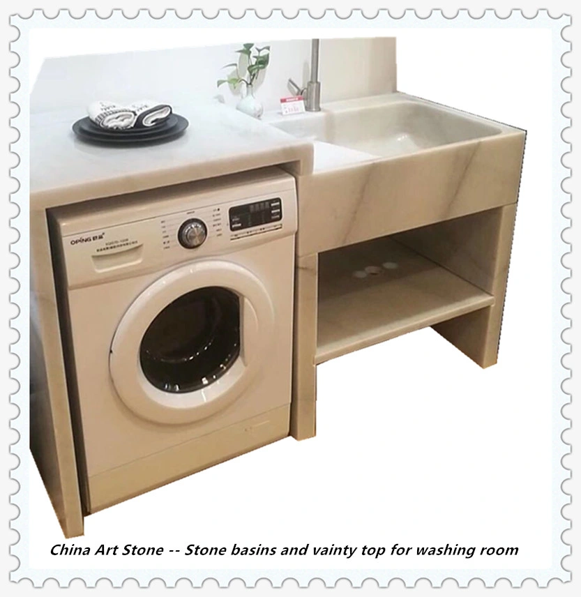 Quality Marble and Granite Stone Sink and Countertop for Washing Machine