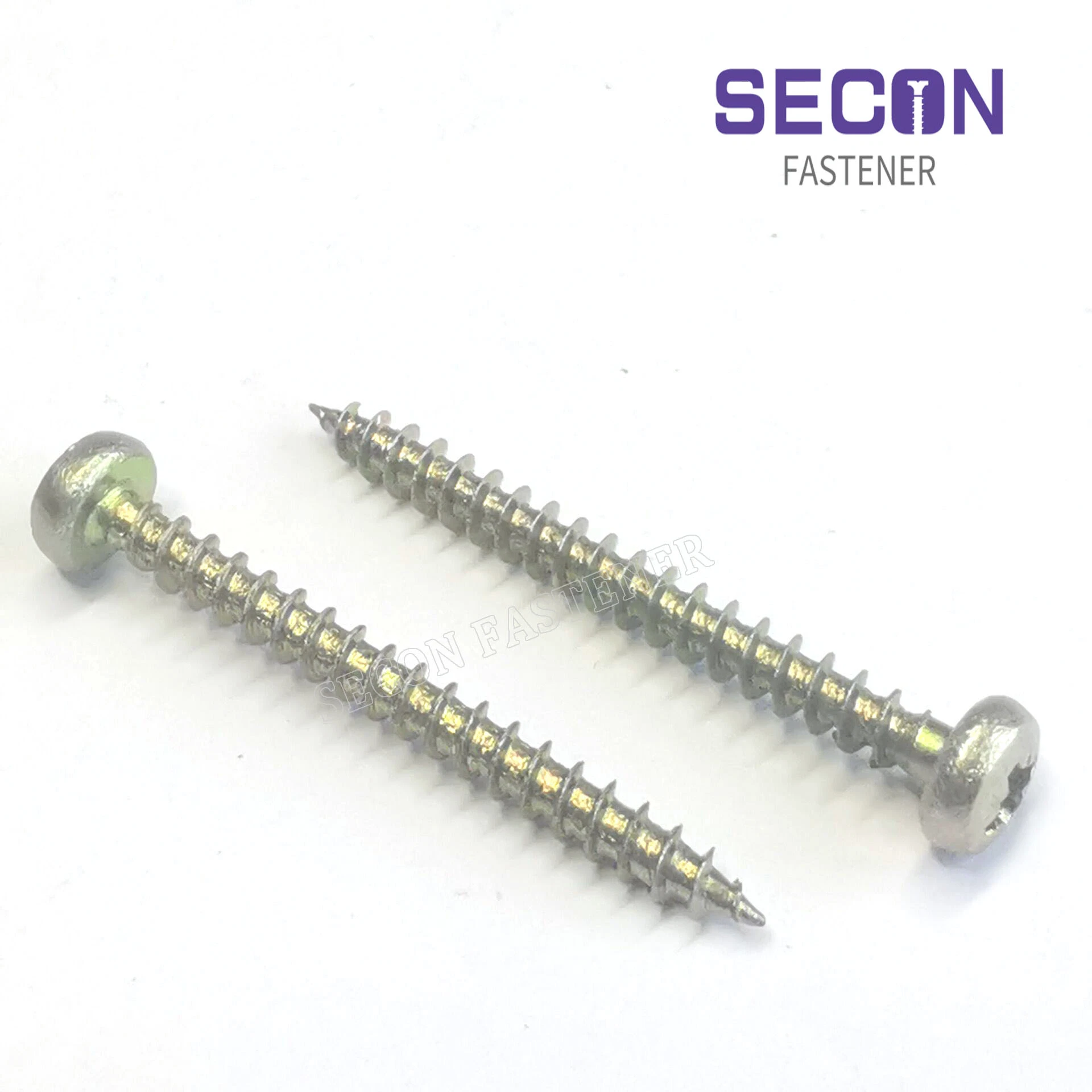 Made in China Carbon Steel Factory Supply China Products/Suppliers. Philip / Pozi Countersunk Head Yellow Blue Zinc Plated Chipboard Screw Decking Screw