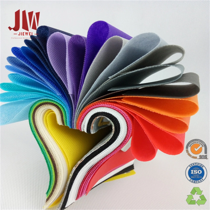 China Supplier Various Color Pet Non Woven Fabric Spunbond Polyester Fabric