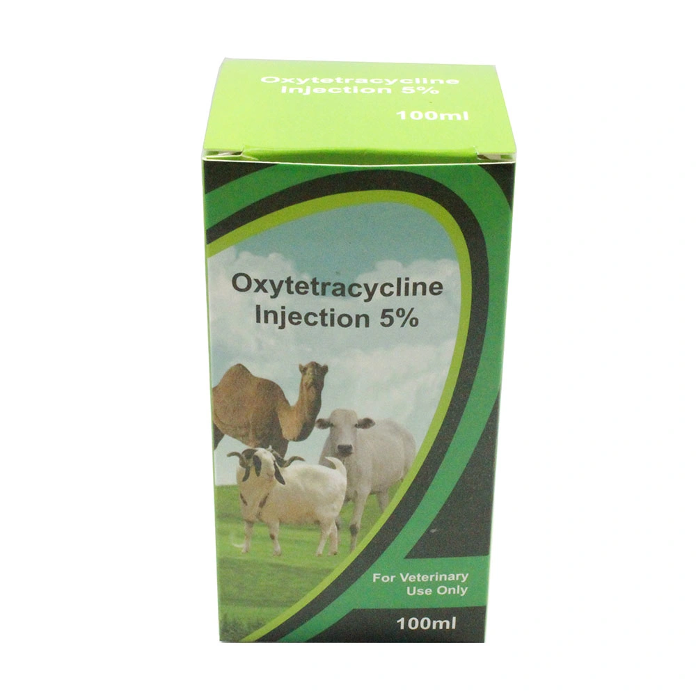 5 % 100ml/bouteille d'injection de l'oxytétracycline avec GMP