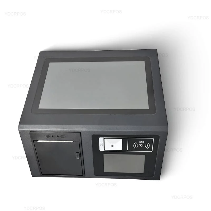 Neues Design 11,6 Zoll Touchscreen Kassierer Maschine Desktop POS System mit 80mm Printer