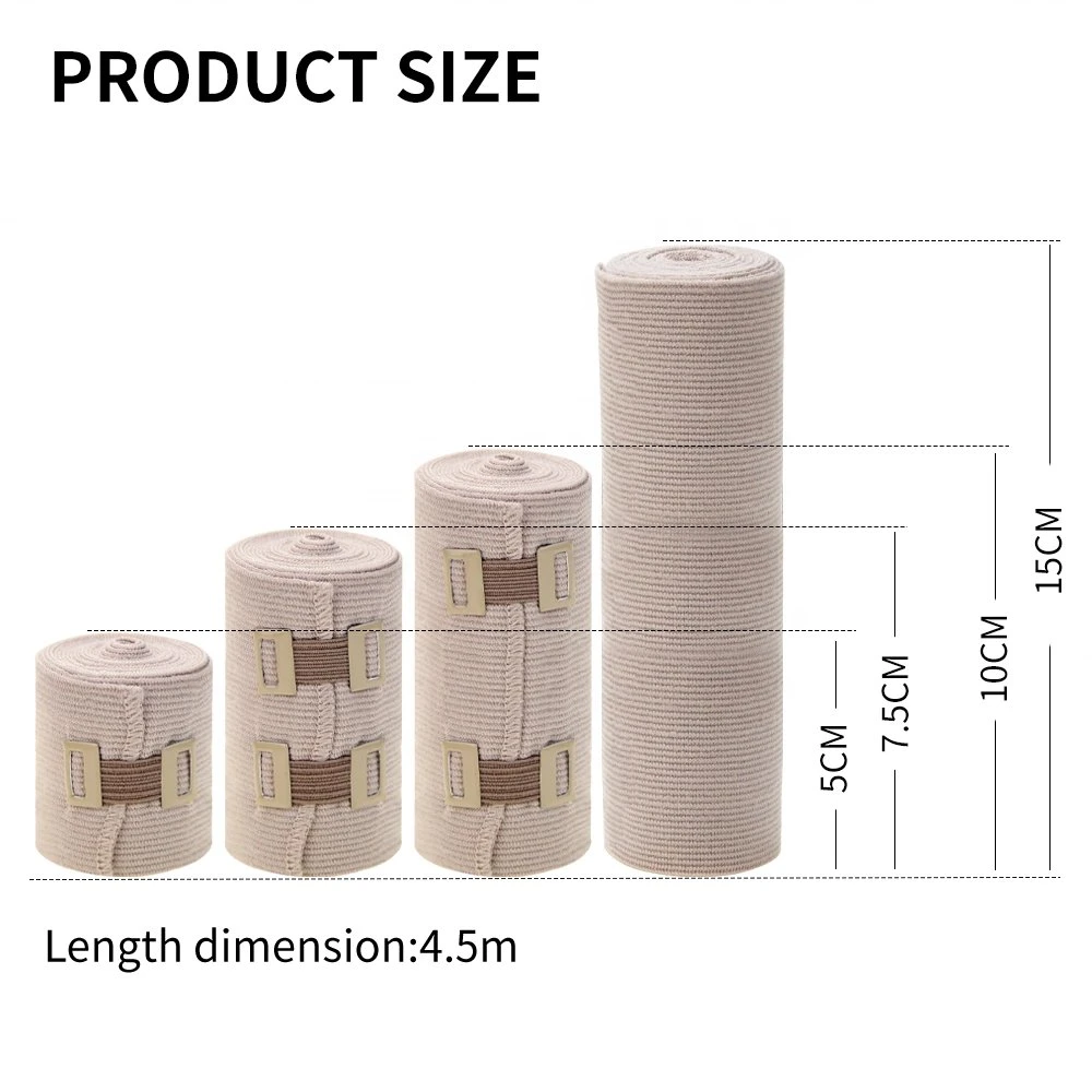 2022 Disposable Medical Hospital Gauze Skin Color High Elastic Cotton Crepe Bandage