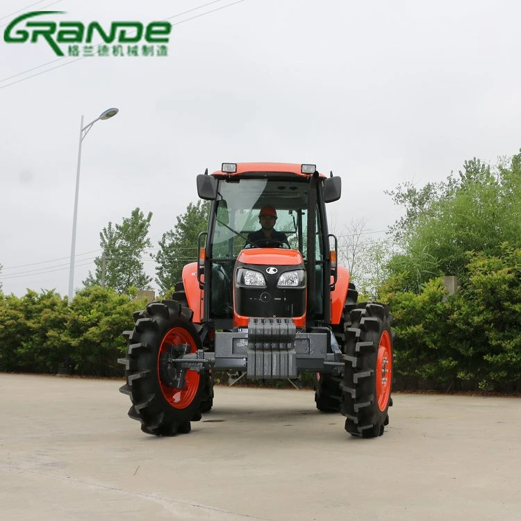 جرارات يابانية في ماكينات المزارع في جرار Kubota 4WD 95HP تسليم سريع