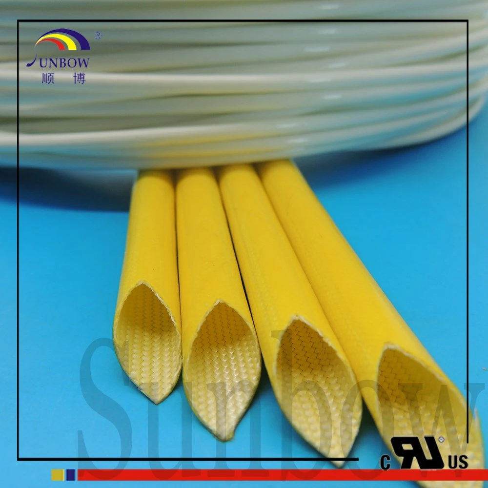 Fiber Glass Braided Sleeving with Silicone Rubber Coating