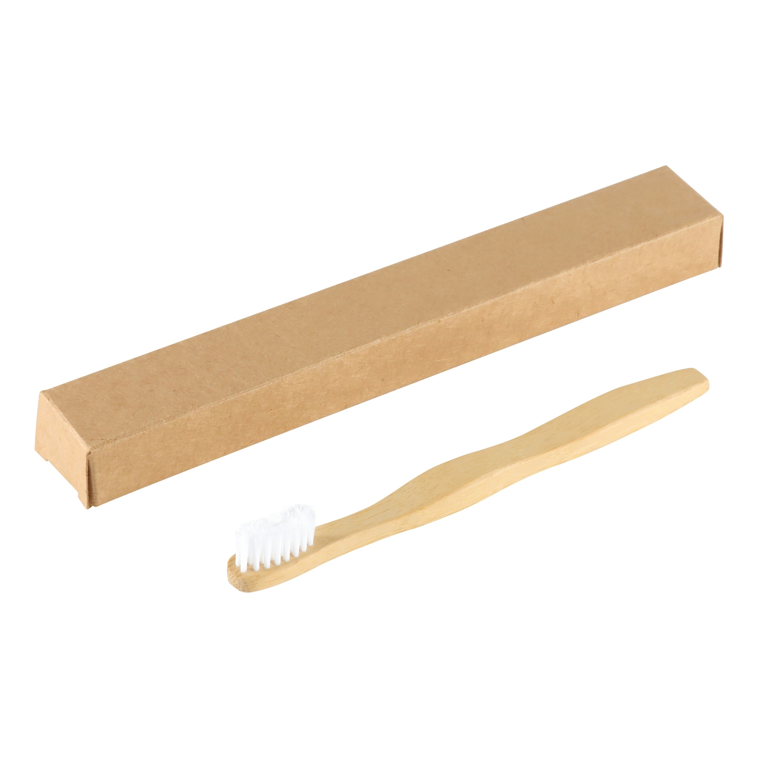 Cerdas de nilón sin BPA 100% biodegradables Natural Soft Bristle Wood Cepillo dental Bamboo ecológico para uso en Home Hotel Travel