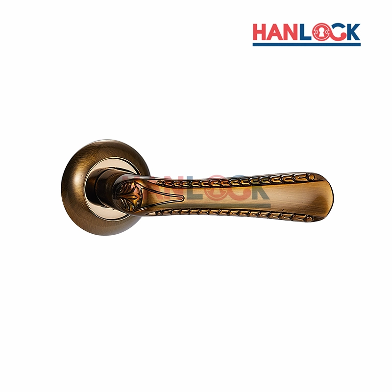 Copper Chrome Aluminum Door Handle Gold for Contemporary Modern House