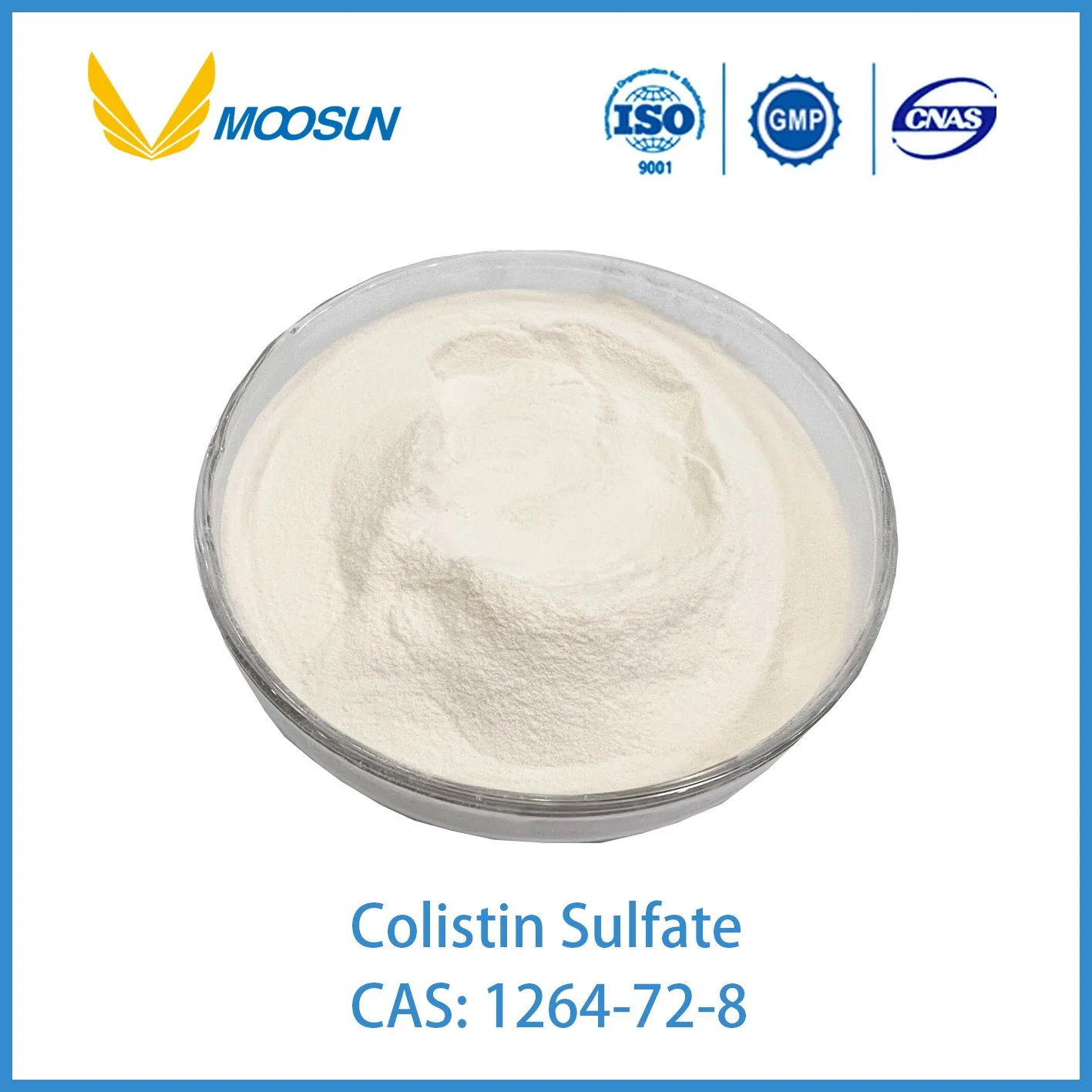 Veterinary Raw Materials API Colistin Sulfate CAS 1264-72-8 GMP ISO