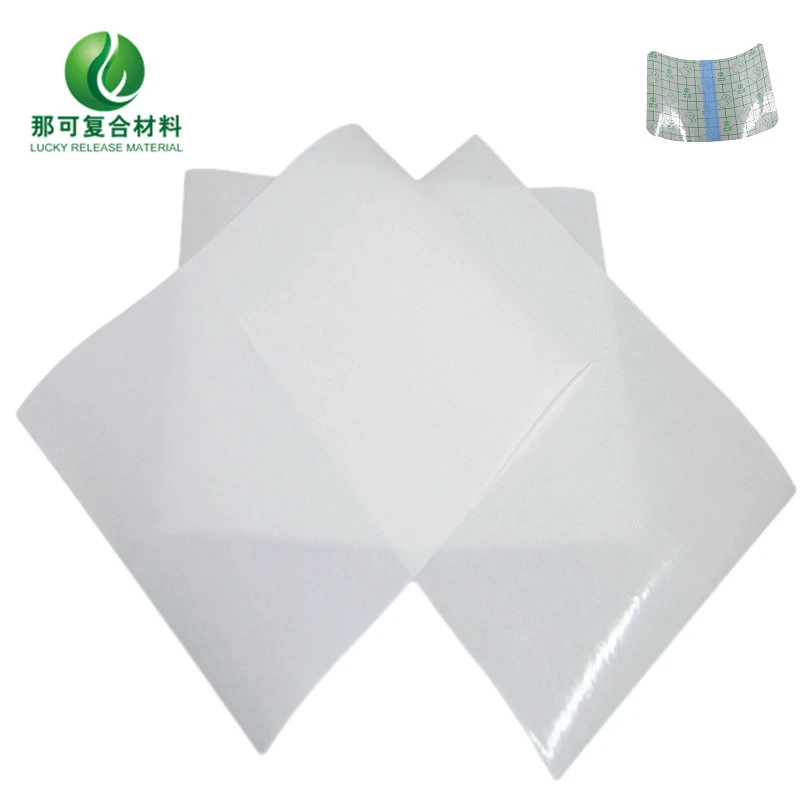 80GSM Semi Glossy Paper Anti- Freeze Adhesive 60GSM White Glassine Paper