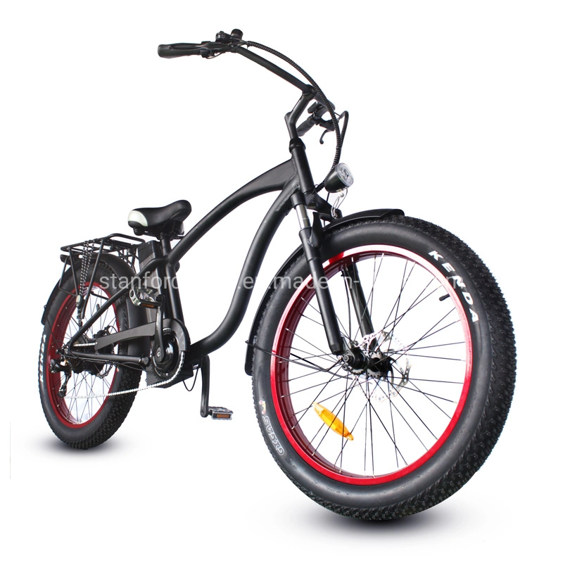 Motor trasero de 26pulgadas 36V 500W Ciudad bicicleta eléctrica bicicleta eléctrica