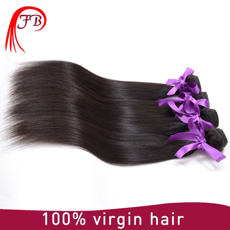 High quality/High cost performance  Grade 10A Unprocessed Natural Color Remy Brazilian 100% Human Hair Extension