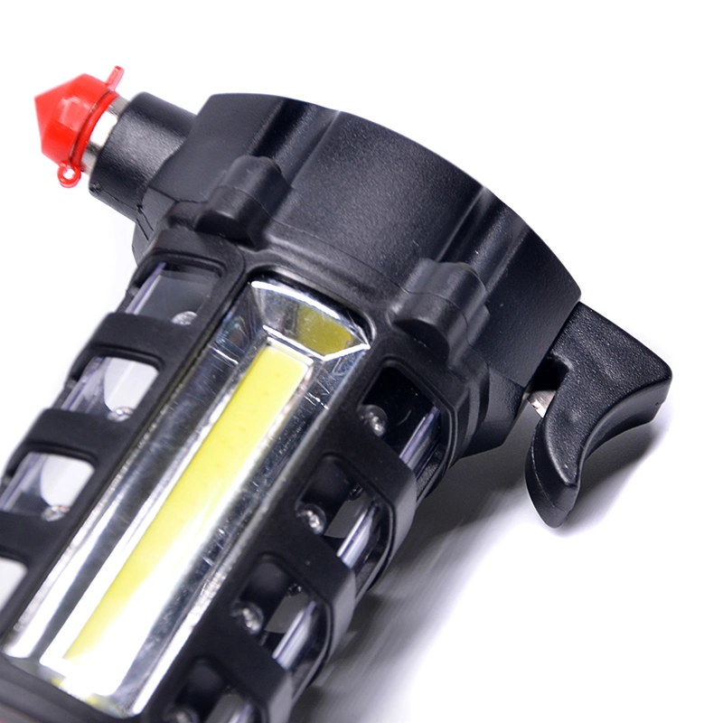 Car Repairing with Safety Hammer Belter Cutter COB Warning Emergency Lamp