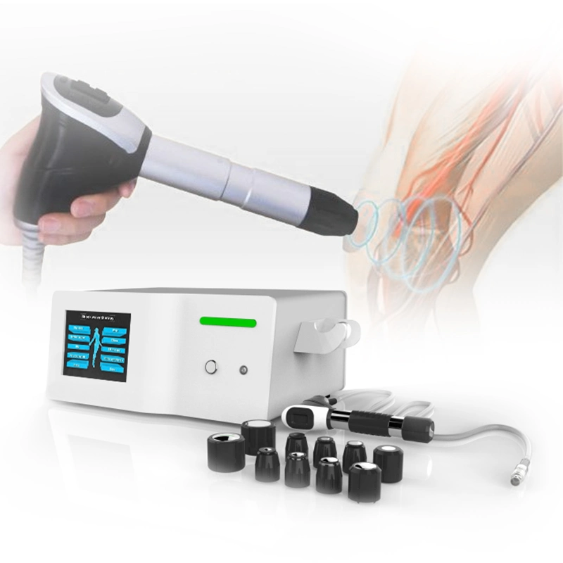 CE Pain Relief Shockwave Therapy System العلاج النظام الانتصاب LED للخلل الوظيفي معدات الموجات الصدمية