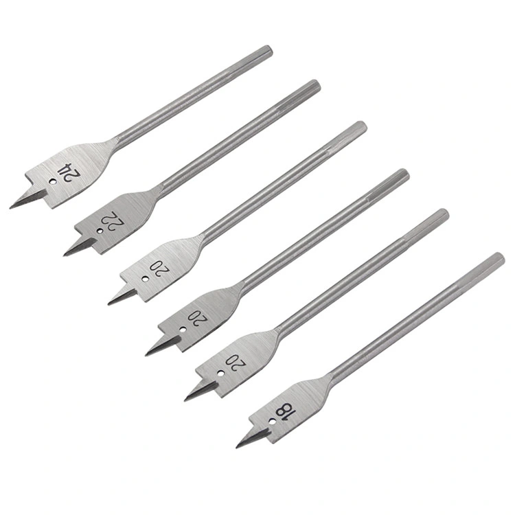 Cutting Spade Bits Stainless Steel Flat Drill Bits Sizes Set