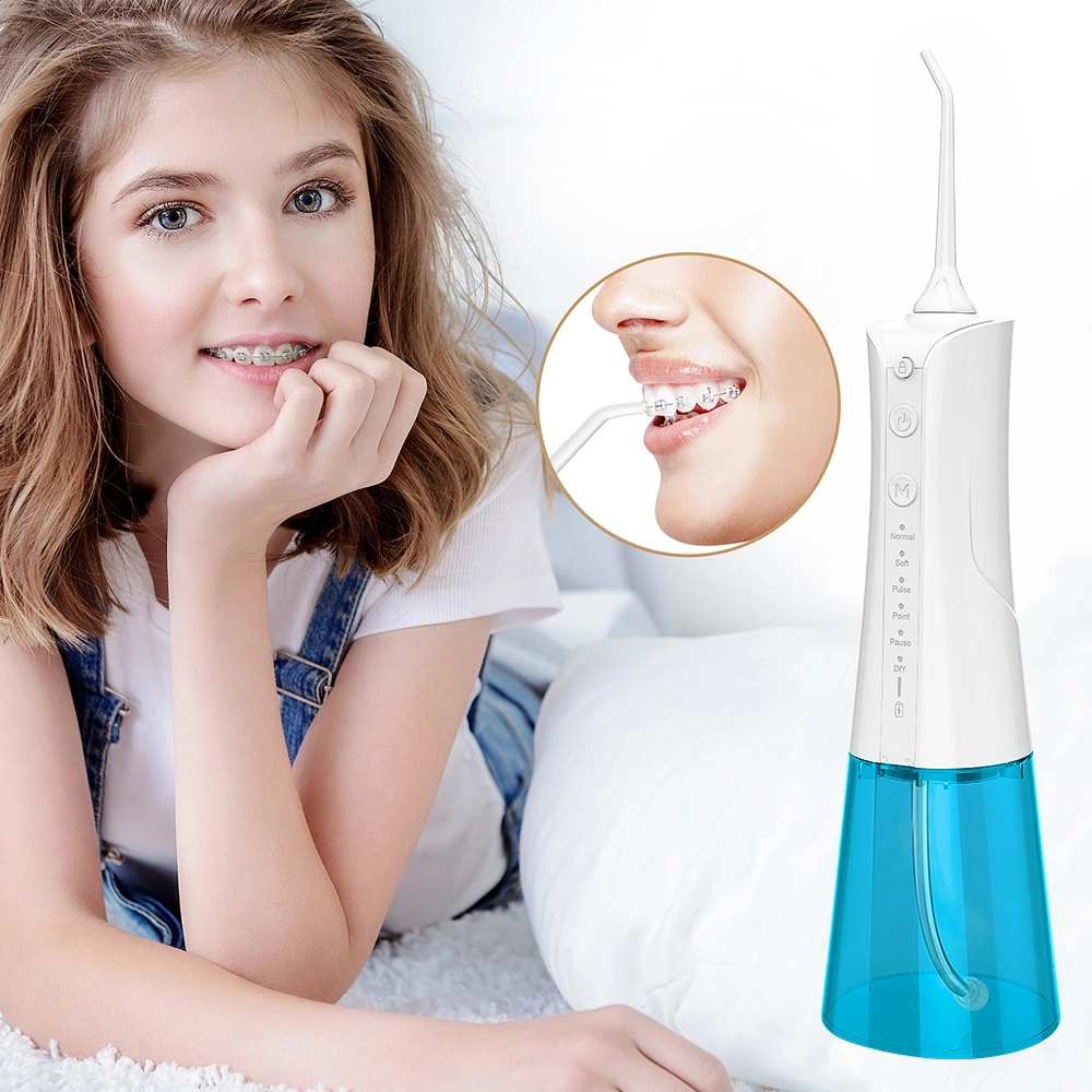 Profissional Manual Water Flosser 300 ml, depósito Mini, Oral Irrigator sem fios