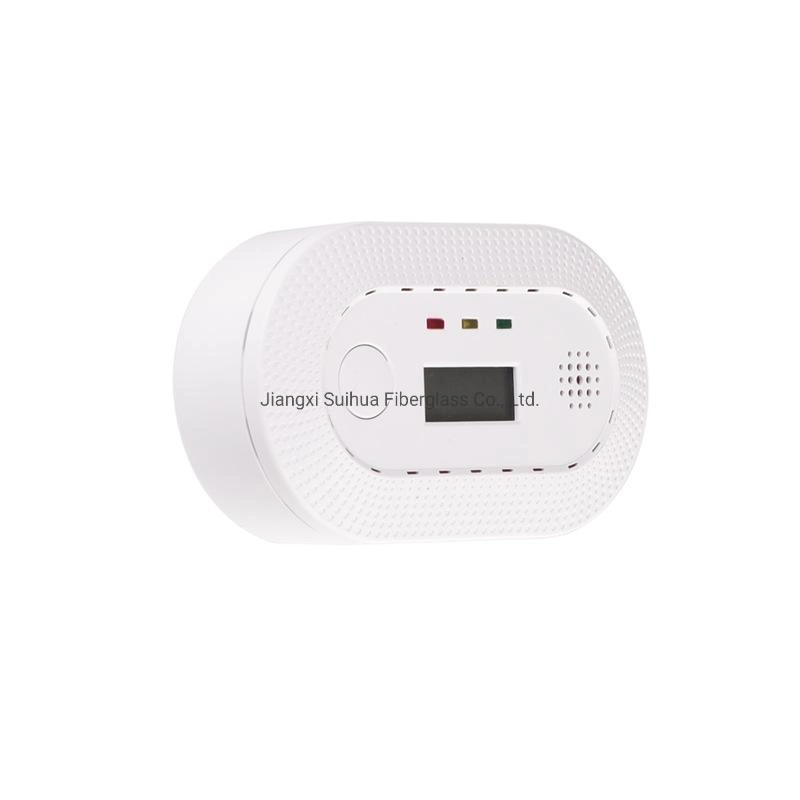 En 50291 Co Detector con pantalla digital alimentado por batería inalámbrica Detector de monóxido de carbono