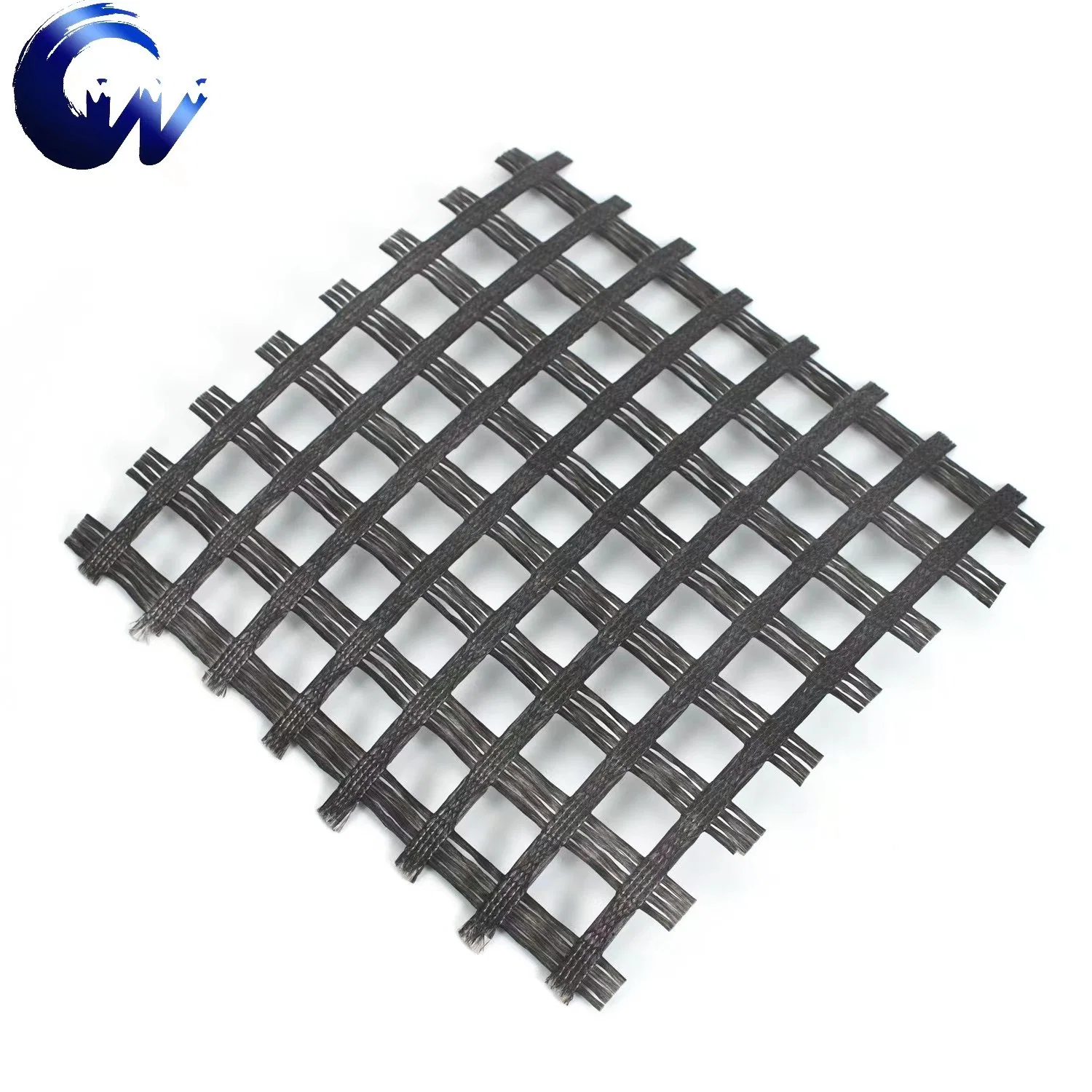 Plastique Polyester Geogrid Tissu Grille Mur de soutènement pour la construction de routes terminales.