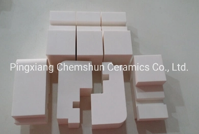 Revestimiento de azulejos de cerámica de enclavamiento de la industria de materiales resistentes a la abrasión