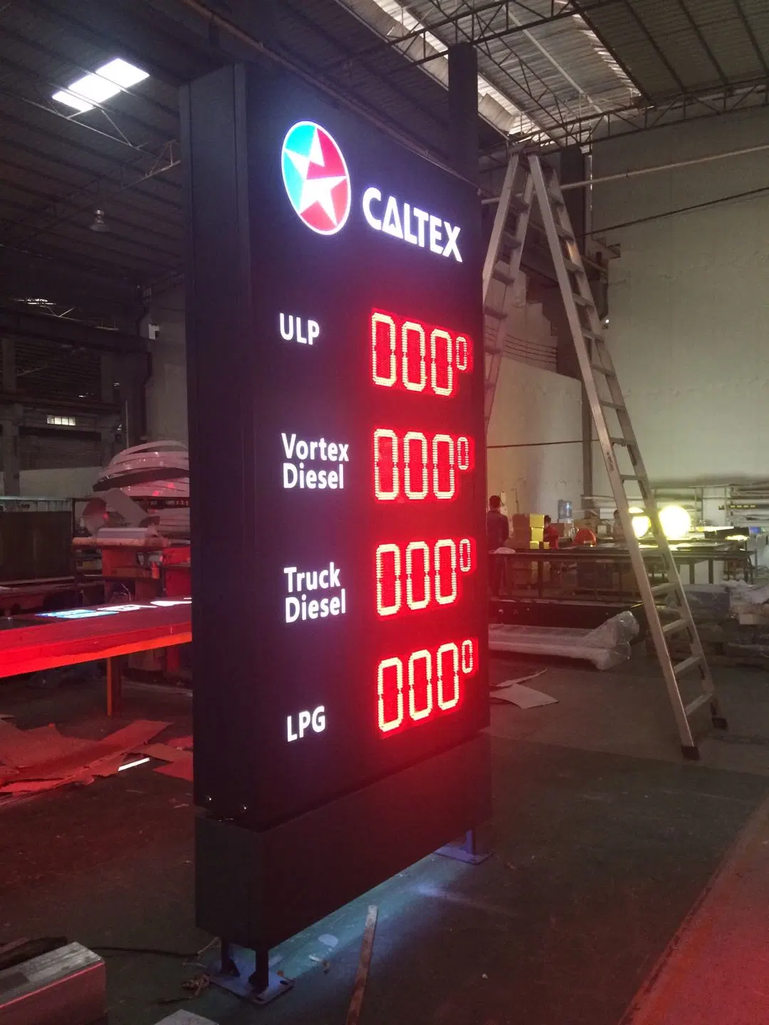LED Gas Station Light Directional Signs Pylon Oil Prices Sign The Mall Sign Pillar Products for Gas Stations