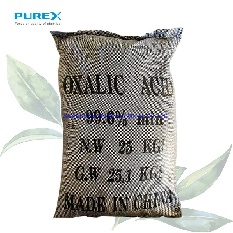 Manufacturer Oxalic Acid 99.6% H2c2o4*2H2O for Dyeing/Textile/Leather/Marble Polish