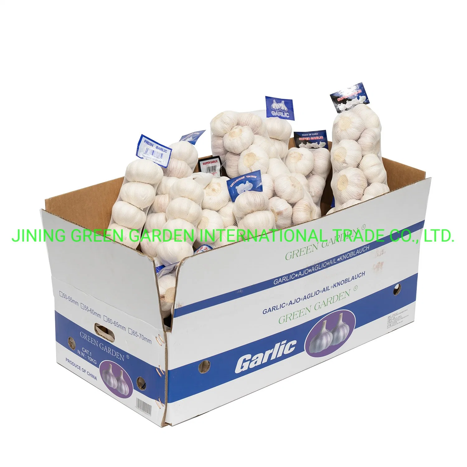 2021 China New Fresh Garlic 4.5cm,5.0cm,5.5cm,6.0cm,6.5cm,7.0cm Pack 3PC,4PC,5PC,6PC,7PC,500g,1kg,3kg,5kg,10kg Per Mesh Bag /Carton  Top Quality Lowest Pirce