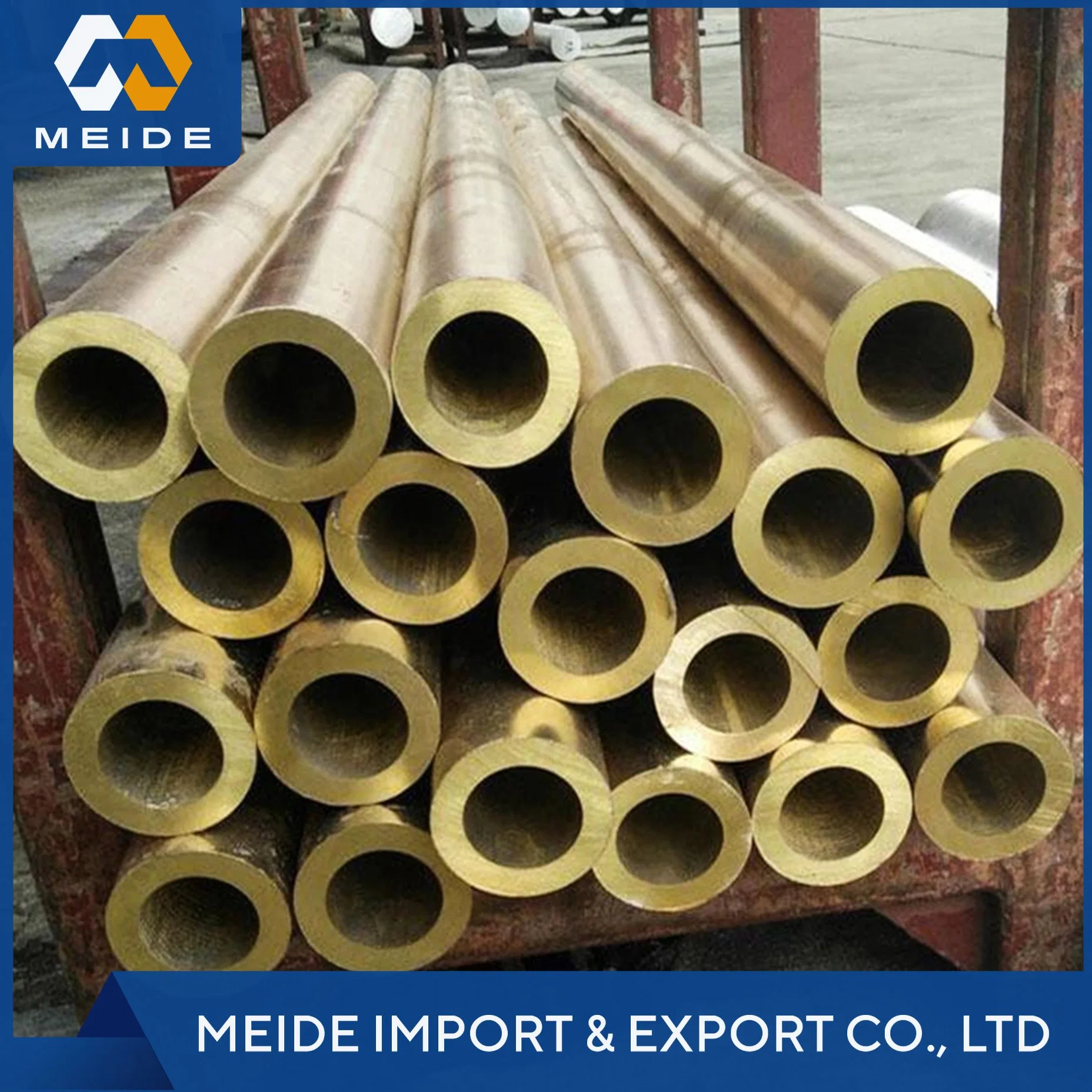 ODM Custom 6 "Seamless Round Tube C36500 C35300 C35330 C48600 3" Water Heater Brass Tube Pure Copper Tube