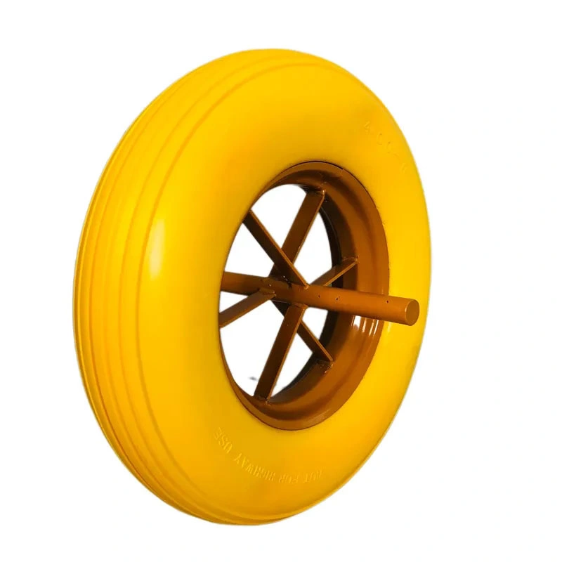 Wholesale/Supplier 16 Inch 4.00-8 PU Foam Trolley Garden Cart Wheels 16 Inch PU Foam Wheel