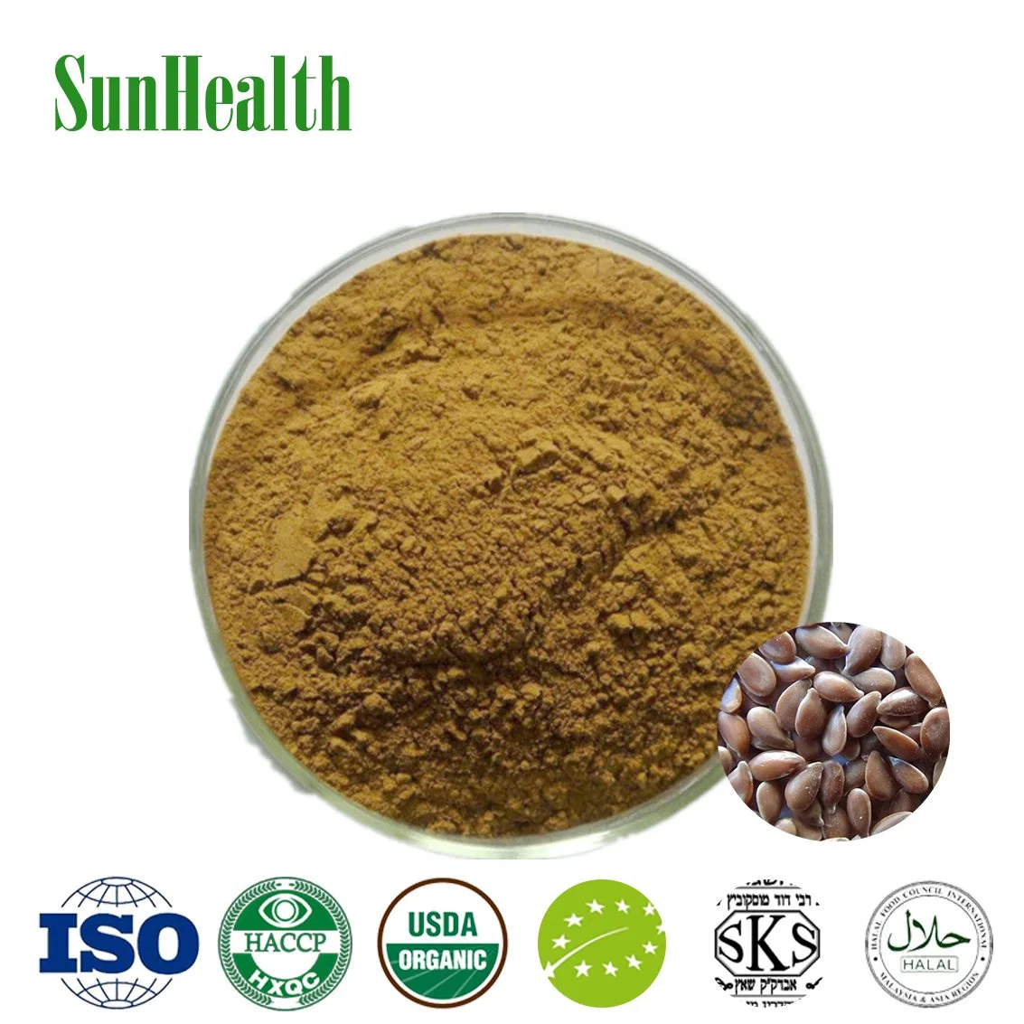 Natural Flax Seed Extract Flax Lignans Amax Seed Extract Powder