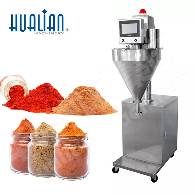 Flg-500A Hualian Single-Room Feeding Manual Powder Filling Machine