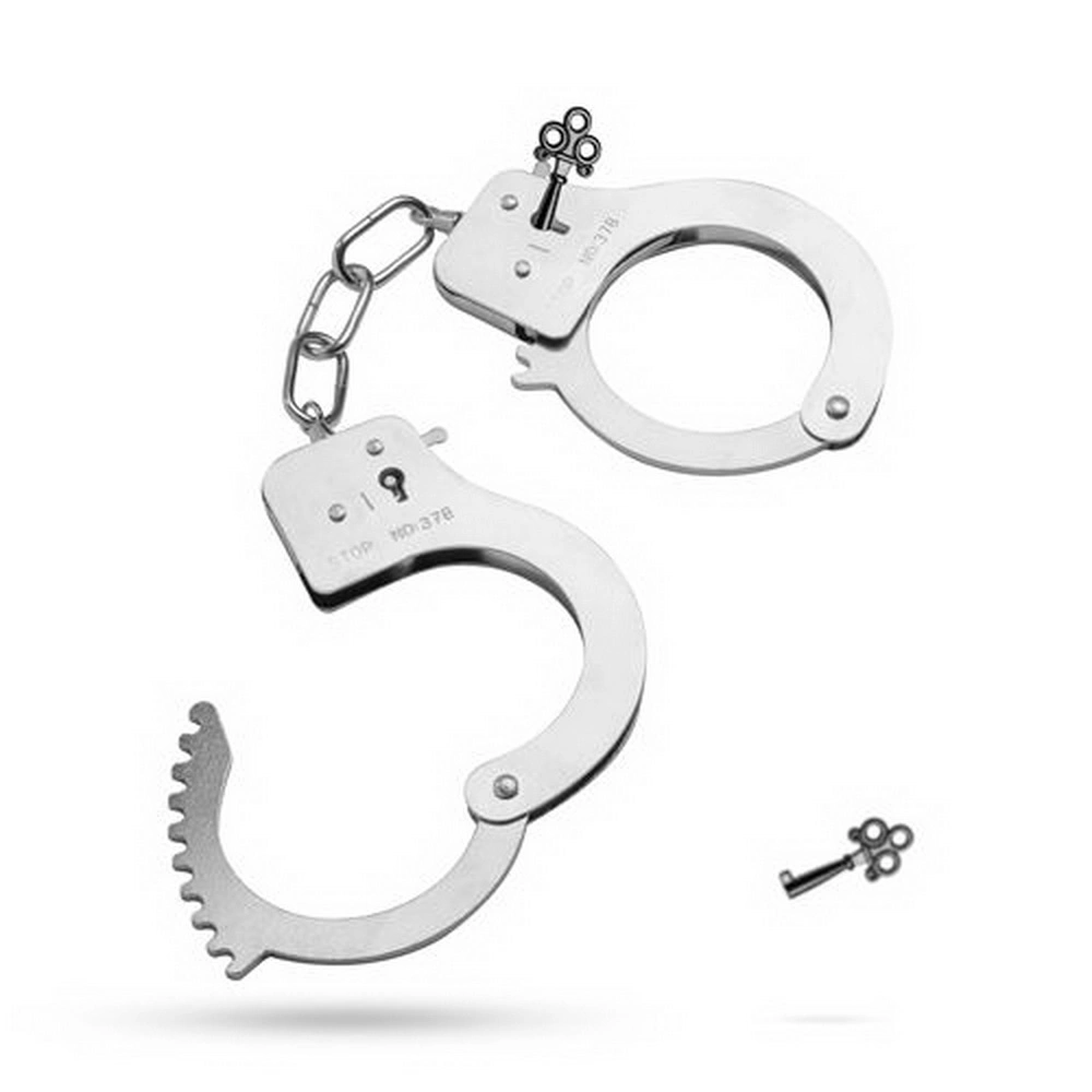 Stainless Metal Handcuffs Bdsm Flirting Toy for Couples Sex Toys for Woman Men Sm Bondage Kit Sex Toy Online%