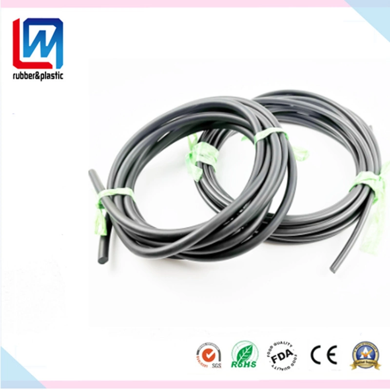 FKM NBR Custom Rubber Extruded Seal Profile Cord for Machinery