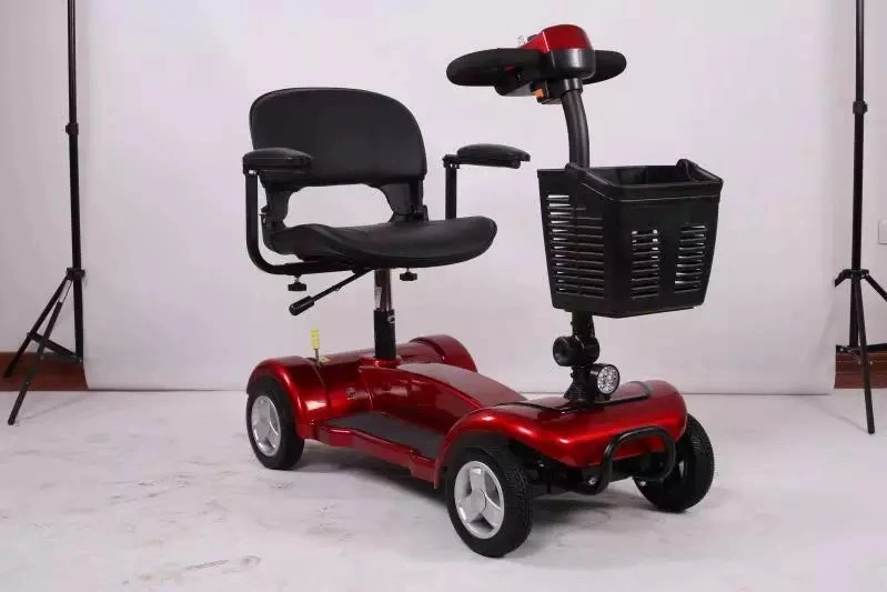 Low Price Four Wheel Electric Mobility Scooter with Basket