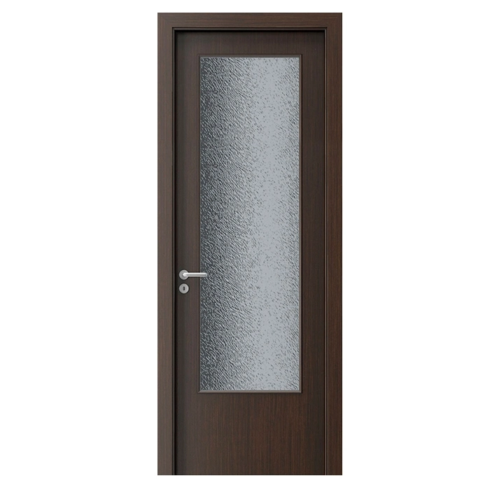 Internal Acoustic Wooden Door Laminated MDF Wood Entry Room Door for Apartment, Hotel, Hospital, School