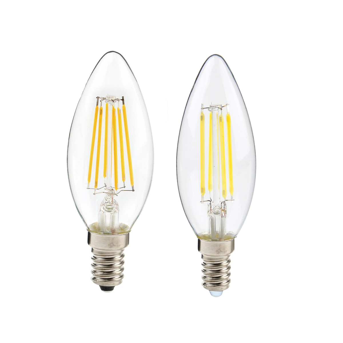 COB Decorative Bulb Customzied Shape LED Filament Bulb Candle 4W