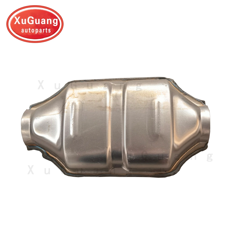 Universal High quality/High cost performance Flat Catalytic Converter with Oval Ceramic Catalyst Inside Euro1 2 3 4 5