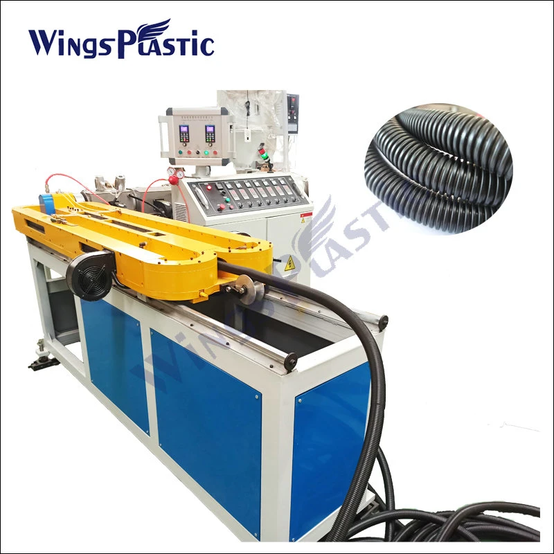 High Speed PE Single Wall Corrugated Pipe Tube Extrusion Line