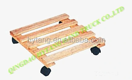 Platform Wheel Wooden Cart Tc0518