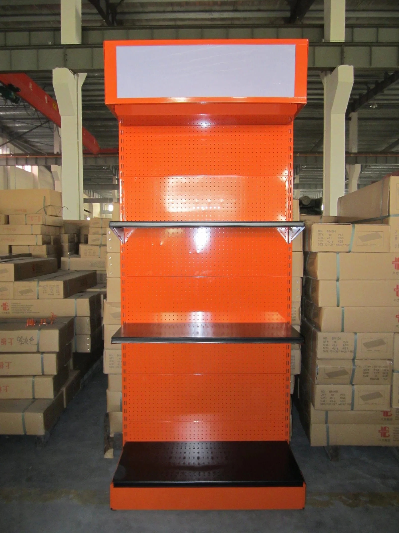 CE Certificate Metal Supermarket Shelf Display Stand Shelf High quality/High cost performance 