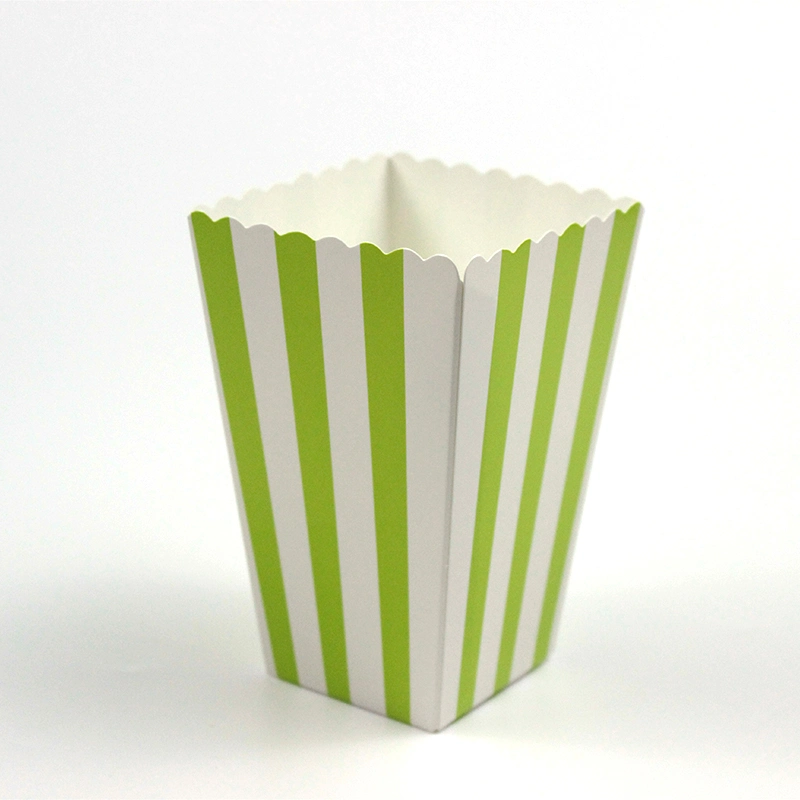 Caixa de levar para fora do pacote de snacks de papel Popcorn Cup descartável