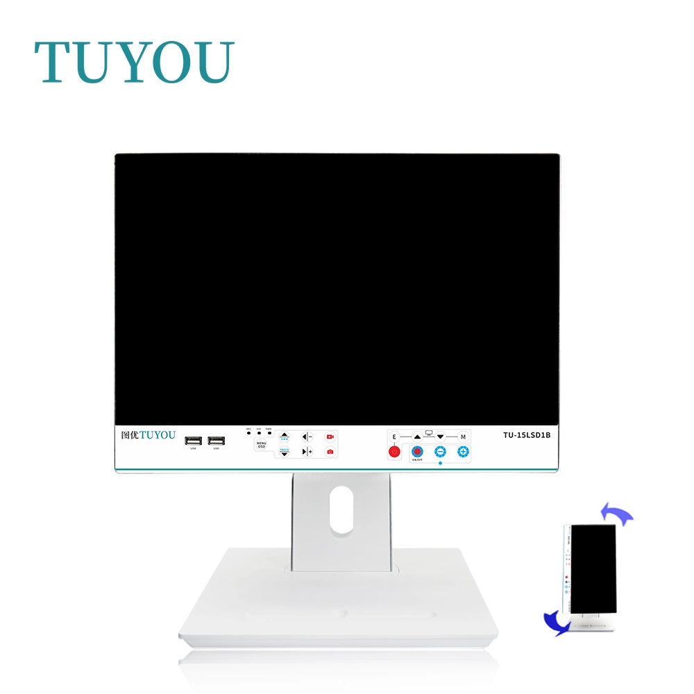 Tuyou 15.6 Inch Rotatable Medical Grade Monitor for Rigid Laparoscopic Nasal Endoscope