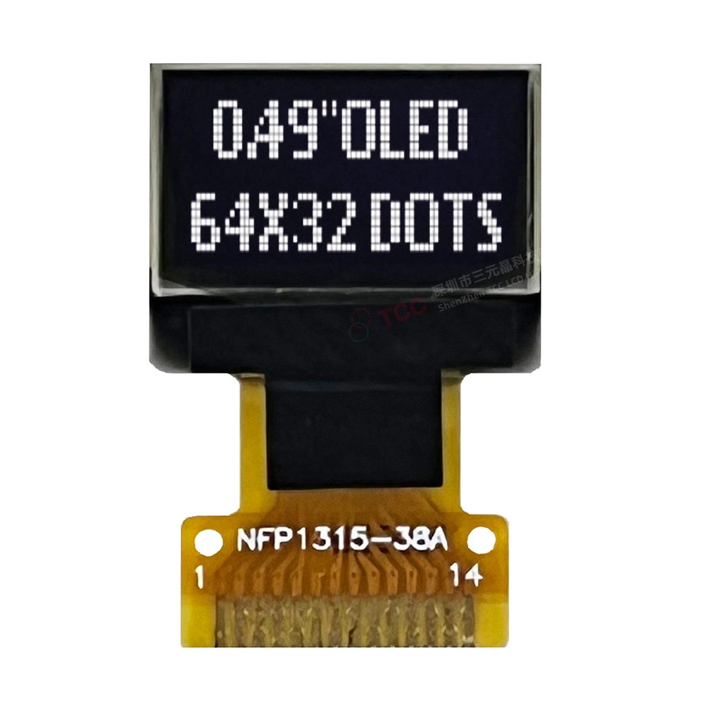 14 Pin 64X32 OLED Module I2c Interface 0.49 Inch LCD Display