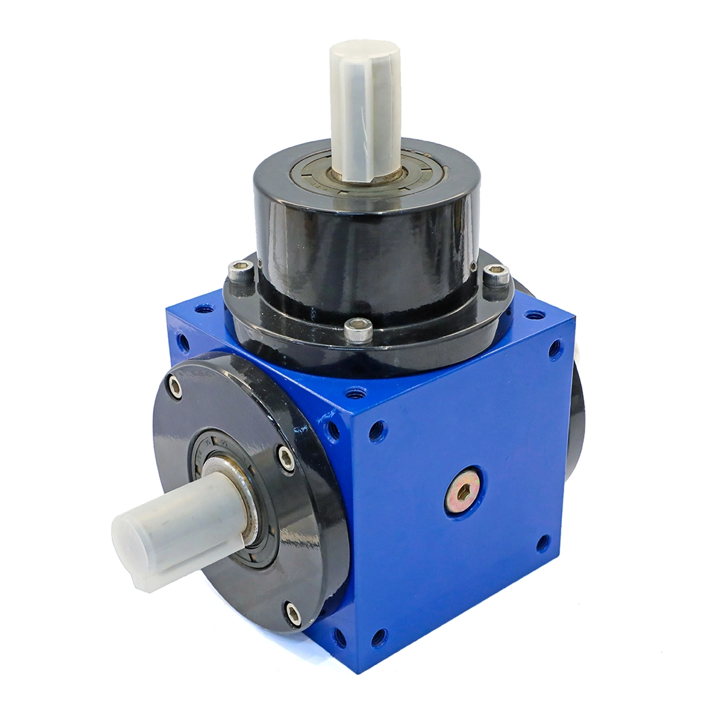 Quick Motor Change Capability T Series Spiral Bevel Gear Steering Gearbox for Maintenance Ease