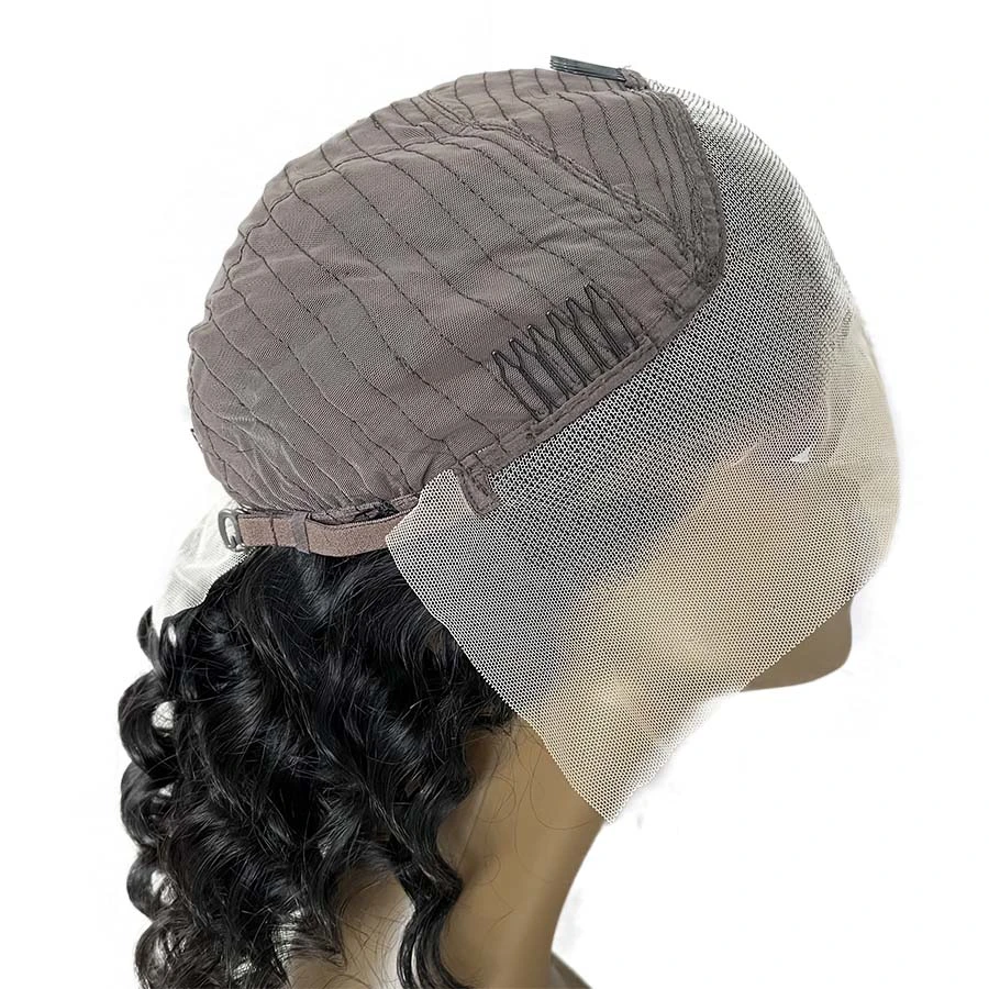 High quality/High cost performance  Wholesale/Supplier Deep Wave Brazilian Human Hair 13*4 Frontal Lace Wig