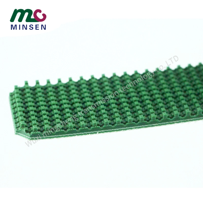 High quality/High cost performance Antiskid Green Grass Pattern Rough Top Conveyor Belt
